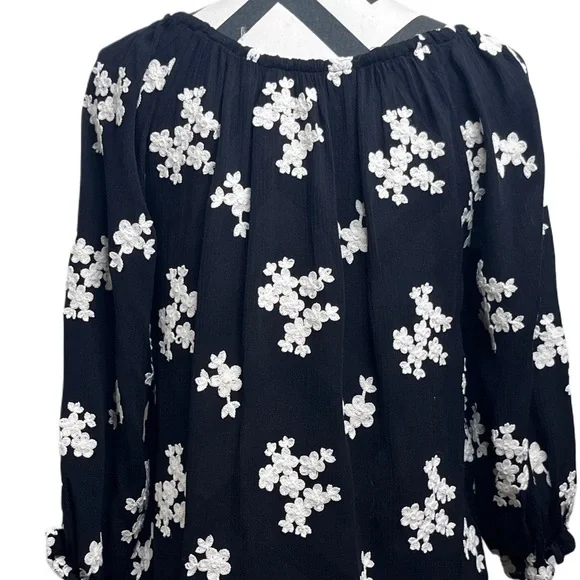 Soft Surrounding Boho Floral Embroidered Sz S Tunic Top - Picture 4 of 11